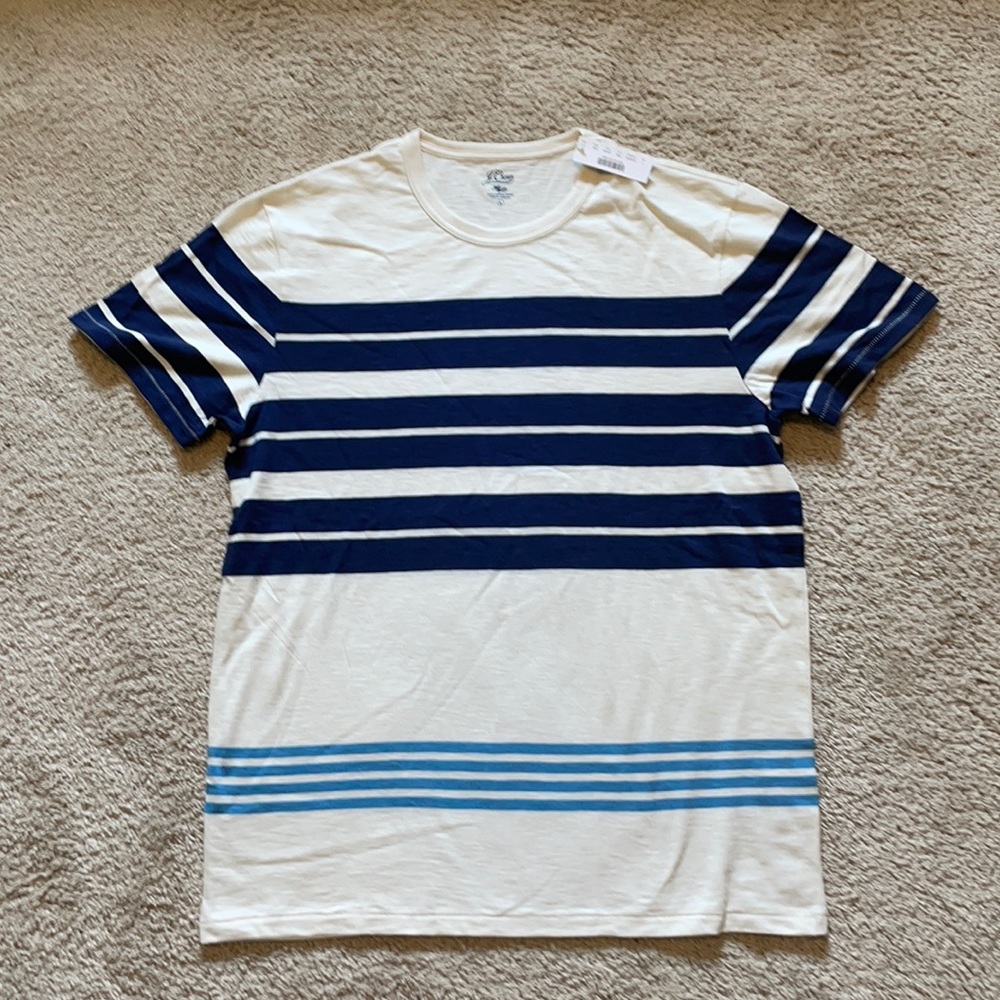 Men’s large J Crew striped t-shirt
